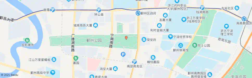 宁波鄞州老年公园_公交站地图_宁波公交_妙搜公交查询2025