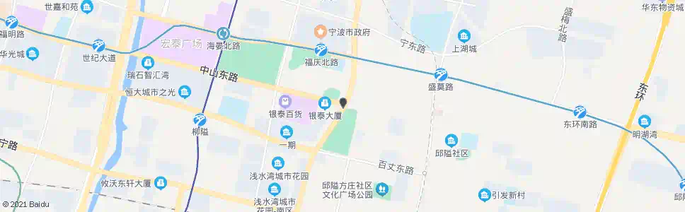 宁波中山东路福庆北路口_公交站地图_宁波公交_妙搜公交查询2025