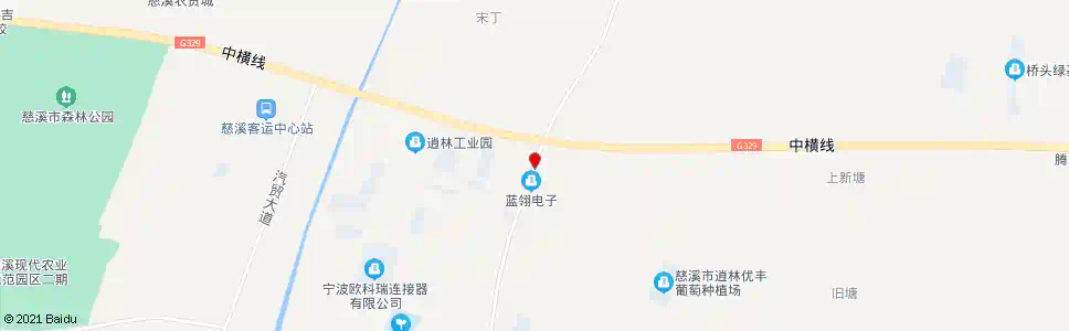 宁波中横线南_公交站地图_宁波公交_妙搜公交查询2025