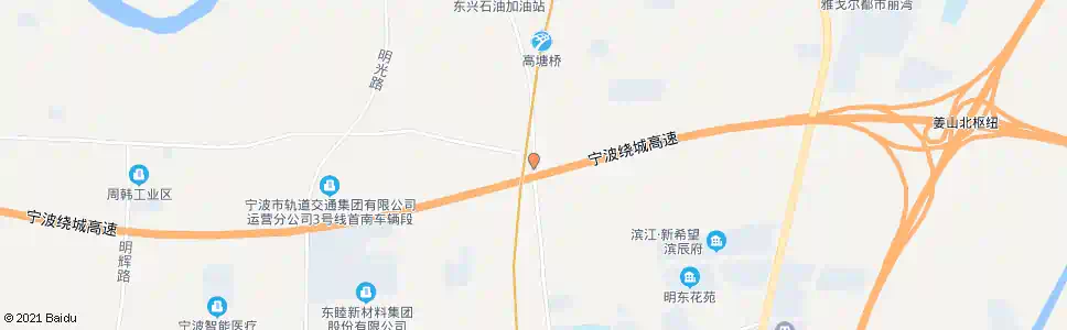 宁波高塘桥(姜山运管站)_公交站地图_宁波公交_妙搜公交查询2025