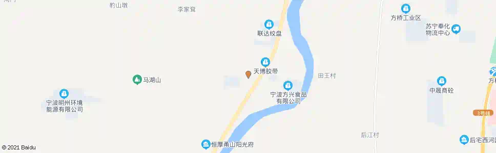 宁波鱼山头村_公交站地图_宁波公交_妙搜公交查询2025