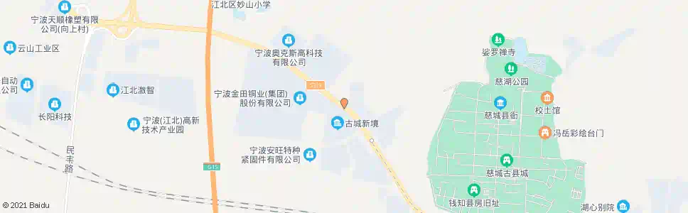 宁波护龙寺_公交站地图_宁波公交_妙搜公交查询2025