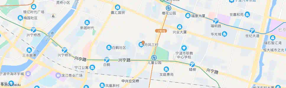 宁波丹凤社区_公交站地图_宁波公交_妙搜公交查询2025