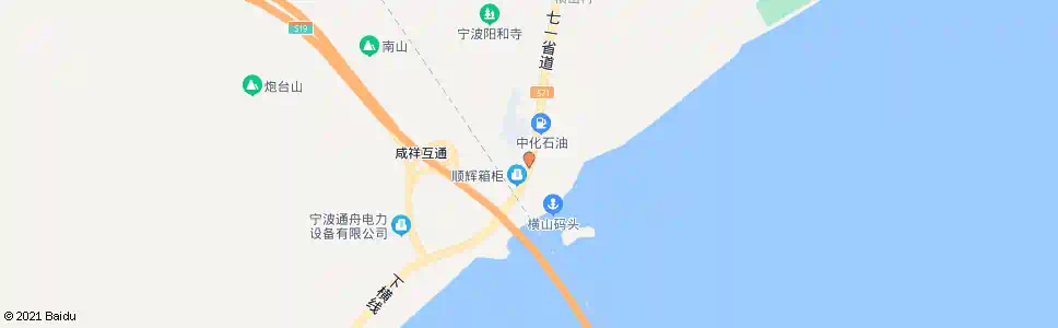 宁波横山码头_公交站地图_宁波公交_妙搜公交查询2025