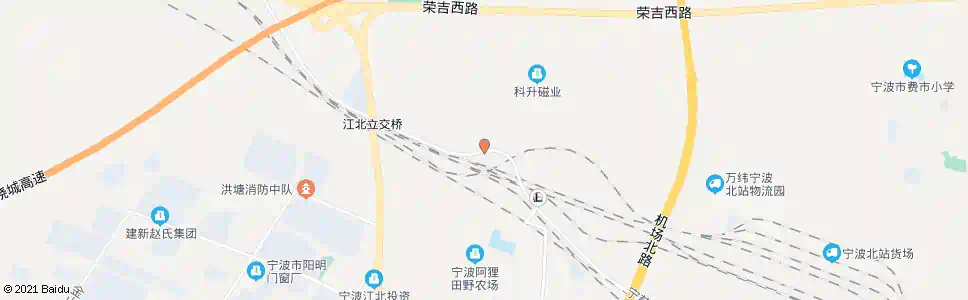 宁波后张村_公交站地图_宁波公交_妙搜公交查询2025