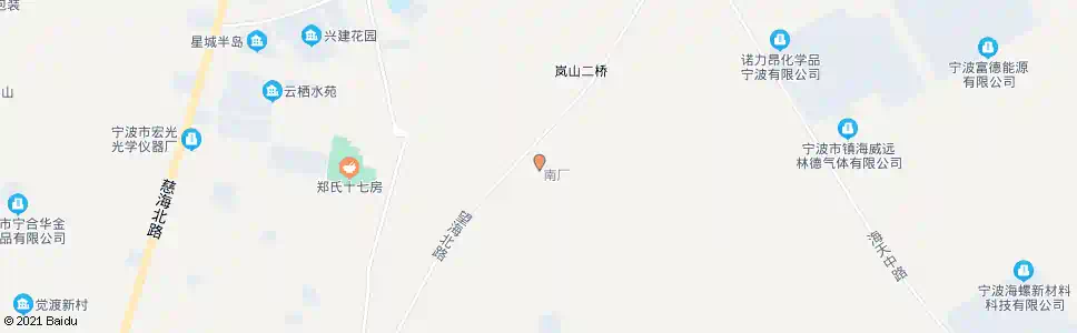 宁波岚山村_公交站地图_宁波公交_妙搜公交查询2025