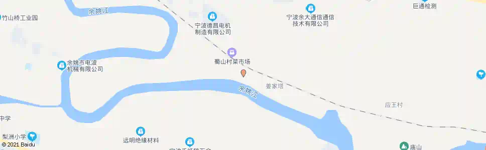 宁波蜀山_公交站地图_宁波公交_妙搜公交查询2025