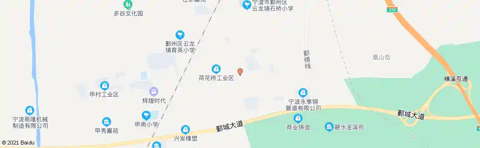 宁波荷花桥村_公交站地图_宁波公交_妙搜公交查询2025