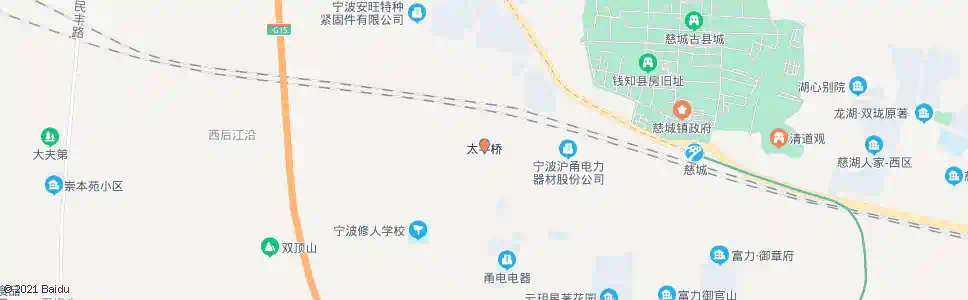 宁波太平桥(寺慈线)_公交站地图_宁波公交_妙搜公交查询2025