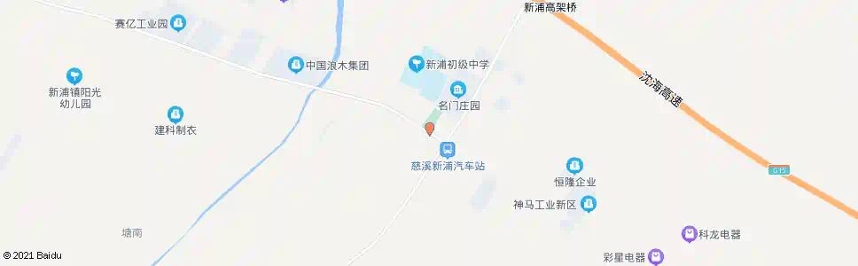 宁波新浦公园_公交站地图_宁波公交_妙搜公交查询2025