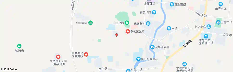 宁波奉中社区_公交站地图_宁波公交_妙搜公交查询2025