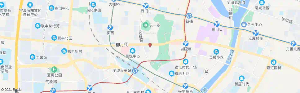 宁波青少年宫_公交站地图_宁波公交_妙搜公交查询2025