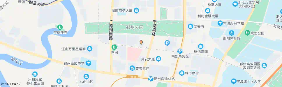 宁波鄞州行政服务中心_公交站地图_宁波公交_妙搜公交查询2025