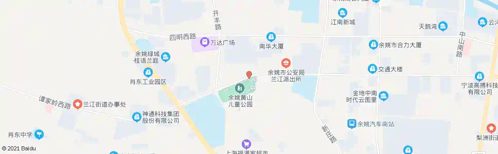 宁波黄山公园_公交站地图_宁波公交_妙搜公交查询2025