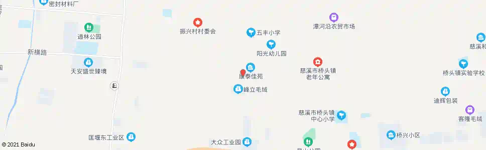 宁波五丰村村委会_公交站地图_宁波公交_妙搜公交查询2025