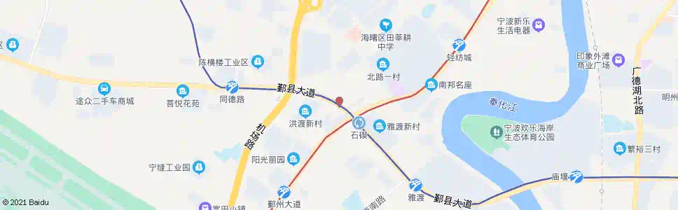 宁波万国商城北_公交站地图_宁波公交_妙搜公交查询2025