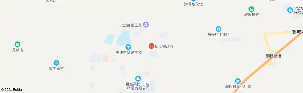 宁波鄞江镇政府_公交站地图_宁波公交_妙搜公交查询2025