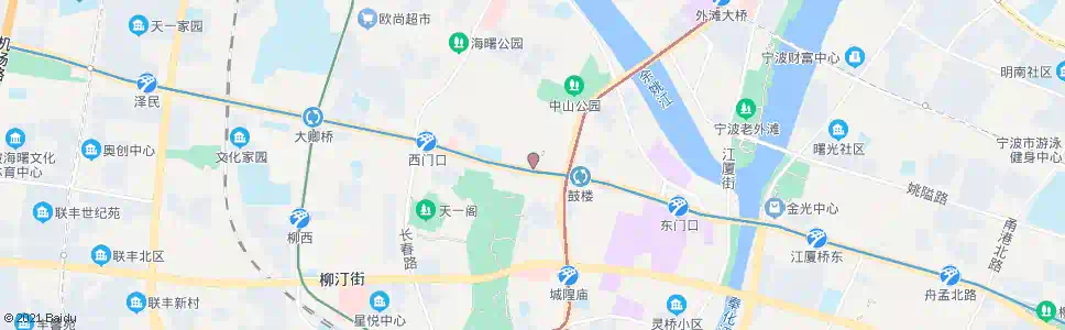 宁波鼓楼(范宅咸通塔)_公交站地图_宁波公交_妙搜公交查询2025