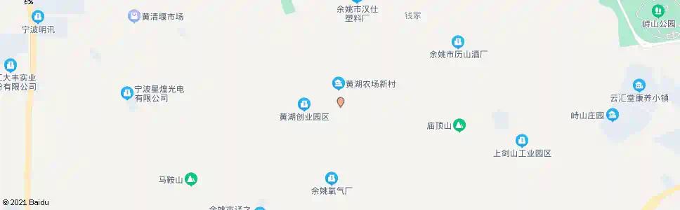 宁波黄湖农场_公交站地图_宁波公交_妙搜公交查询2025