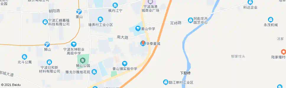 宁波华泰星城_公交站地图_宁波公交_妙搜公交查询2025