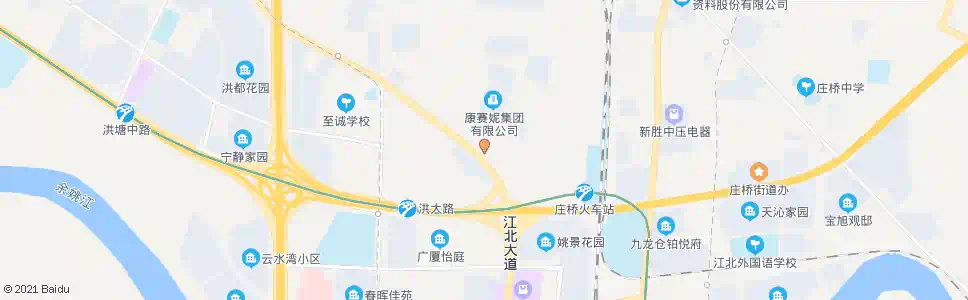 宁波江北投资创业中心b区_公交站地图_宁波公交_妙搜公交查询2025