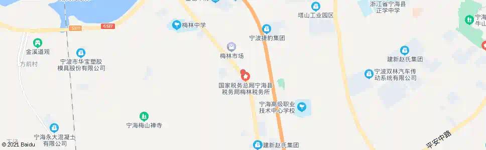 宁波海兴花园_公交站地图_宁波公交_妙搜公交查询2025