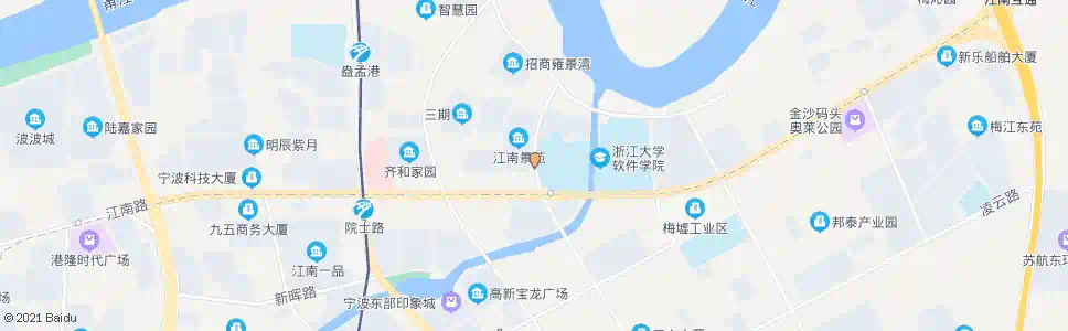 宁波聚贤路江南路口_公交站地图_宁波公交_妙搜公交查询2025