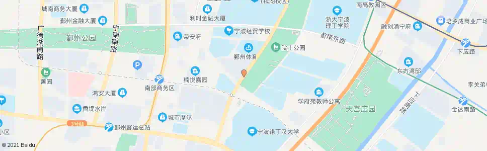 宁波高教园区图书馆_公交站地图_宁波公交_妙搜公交查询2025