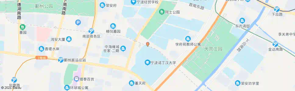 宁波宁波(鄞州)高教园区_公交站地图_宁波公交_妙搜公交查询2025