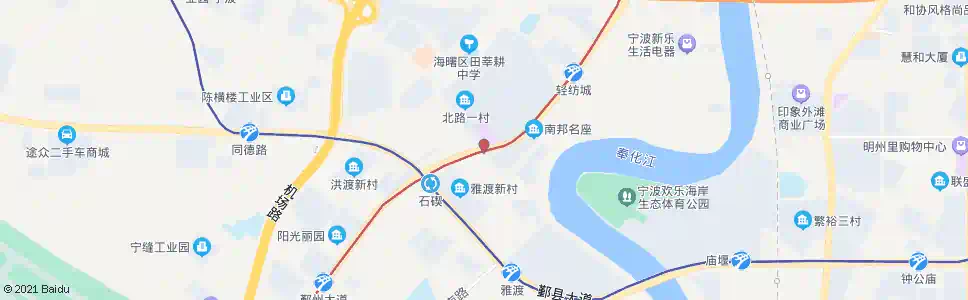 宁波石碶街道_公交站地图_宁波公交_妙搜公交查询2025