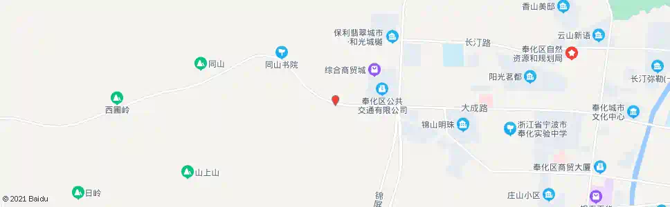 宁波同山脚下_公交站地图_宁波公交_妙搜公交查询2025
