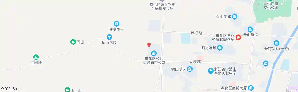 宁波奉化炒货市场_公交站地图_宁波公交_妙搜公交查询2025