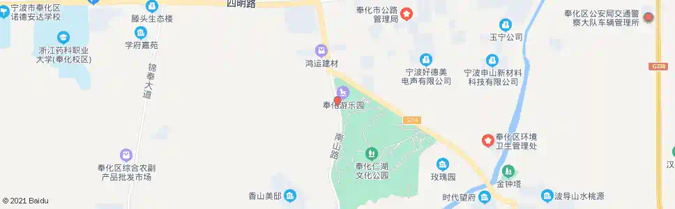 宁波奉化塘下村_公交站地图_宁波公交_妙搜公交查询2025