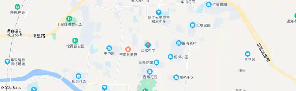 宁波跃龙中学_公交站地图_宁波公交_妙搜公交查询2025