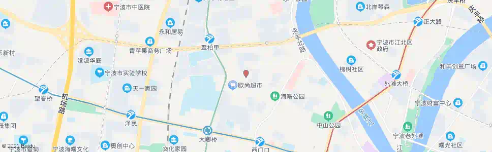 宁波西河花园_公交站地图_宁波公交_妙搜公交查询2025