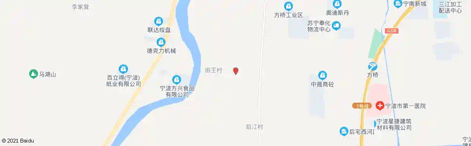 宁波田家村_公交站地图_宁波公交_妙搜公交查询2025