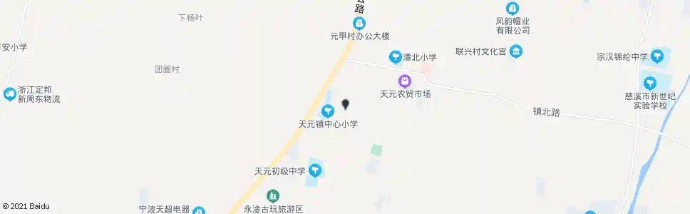 宁波天元老街口_公交站地图_宁波公交_妙搜公交查询2025