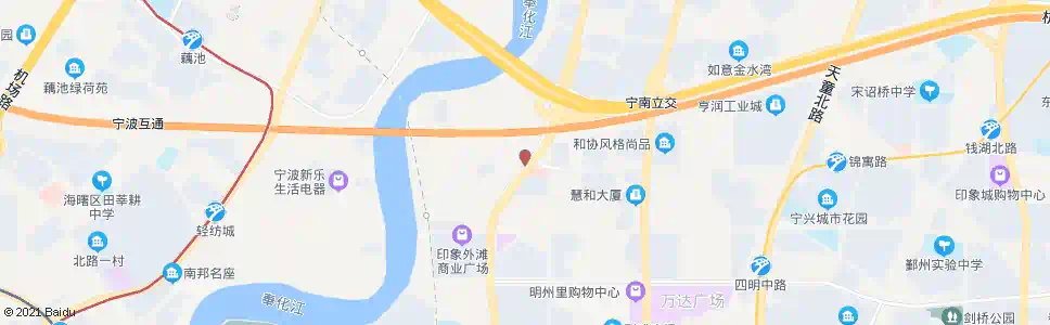 宁波嵩江西路_公交站地图_宁波公交_妙搜公交查询2025