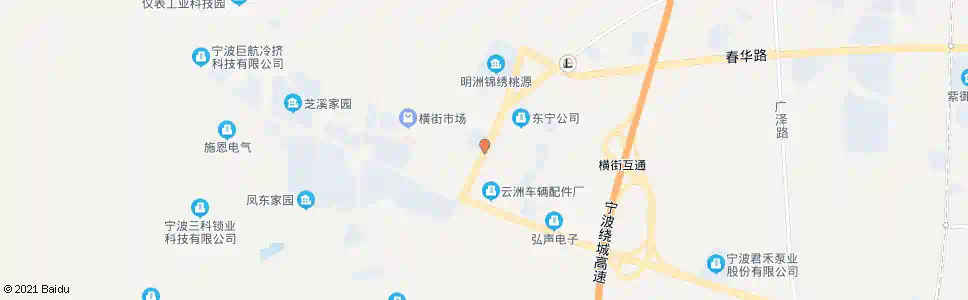 宁波横街头新村_公交站地图_宁波公交_妙搜公交查询2025