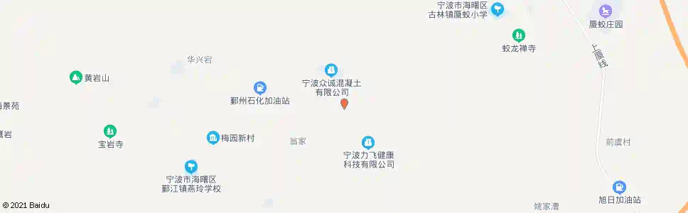 宁波翁姚村姚家_公交站地图_宁波公交_妙搜公交查询2025