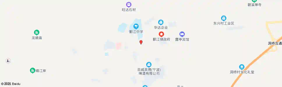 宁波鄞江中学_公交站地图_宁波公交_妙搜公交查询2025