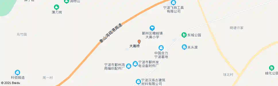 宁波大嵩嵩一_公交站地图_宁波公交_妙搜公交查询2025