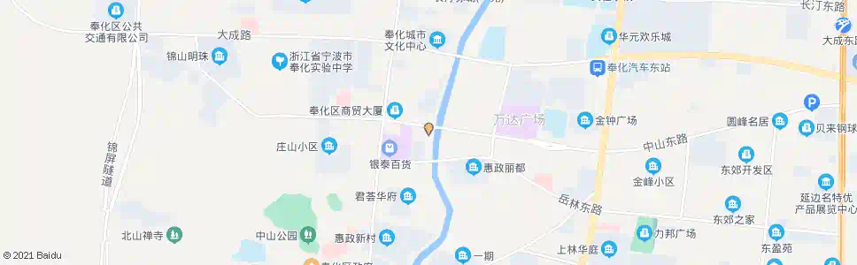 宁波中山桥_公交站地图_宁波公交_妙搜公交查询2025