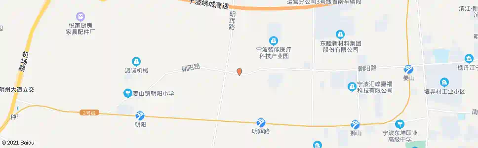 宁波姜山上横_公交站地图_宁波公交_妙搜公交查询2025