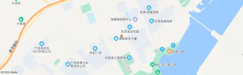 宁波听海路东盘山路口_公交站地图_宁波公交_妙搜公交查询2025