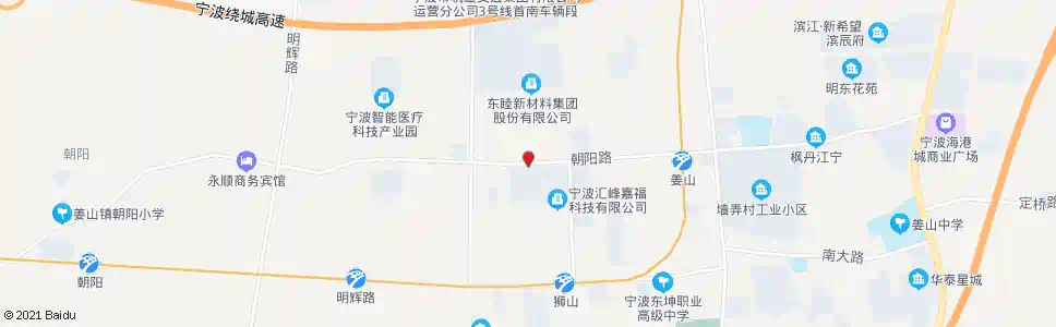 宁波姜山上何_公交站地图_宁波公交_妙搜公交查询2025