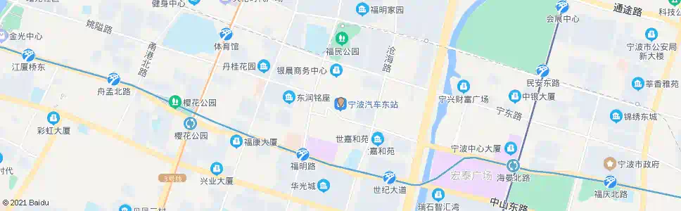 宁波施村东_公交站地图_宁波公交_妙搜公交查询2025