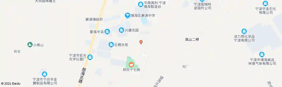 宁波澥浦卫生院_公交站地图_宁波公交_妙搜公交查询2025