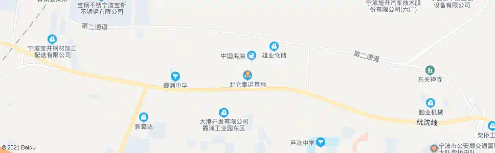 宁波北仑集运基地_公交站地图_宁波公交_妙搜公交查询2025