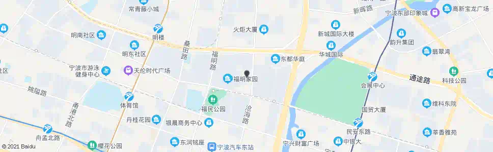 宁波鄞州区第二实验小学(市运管局)_公交站地图_宁波公交_妙搜公交查询2025